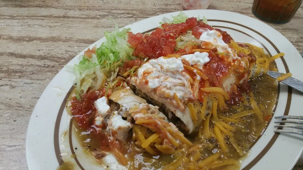 Steak Burrito Smothered